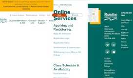 
							         Shoreline Community College: Online Services								  
							    