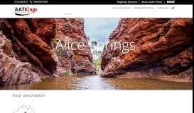 
							         Short Break To Alice Springs & Rock Escape | AAT Kings								  
							    