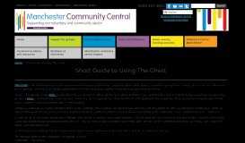
							         Short Guide to Using The Chest | Manchester Community Central								  
							    
