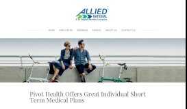 
							         Short Term Medical - Allied National								  
							    