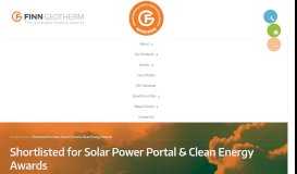 
							         Shortlisted for Solar Power Portal & Clean Energy Awards - Finn ...								  
							    