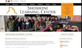 
							         Shoshone Learning Center - Home								  
							    