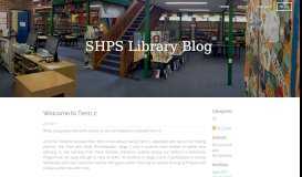 
							         SHPS Library - Blog								  
							    
