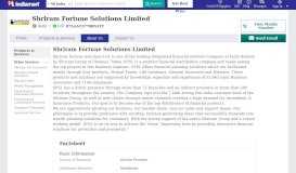 
							         Shriram Fortune Solutions Limited - Service Provider from ...								  
							    