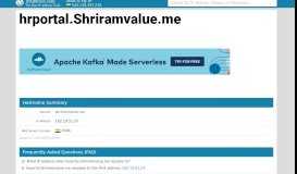 
							         Shriramvalue - Shriramvalue.me Website Analysis and Traffic ...								  
							    