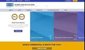 
							         SHRM Certification								  
							    
