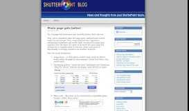 
							         shutterpoint.com | ShutterPoint Blog								  
							    