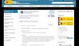 
							         SIA - Portal de Administración Electrónica								  
							    