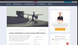 
							         SIAE online: permessi e licenze - Meeting Hub								  
							    