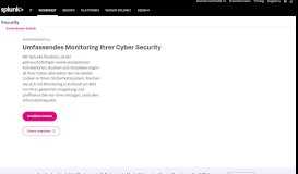 
							         Sicherheits-Monitoring | Analysegestützte Sicherheit | Splunk								  
							    