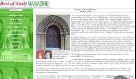 
							         Sicily's Gothic Arched Portals - Best of Sicily Magazine								  
							    