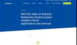 
							         SICK AG - Nutanix								  
							    