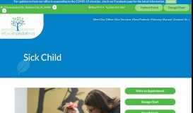 
							         Sick Child | Etowah Pediatrics								  
							    