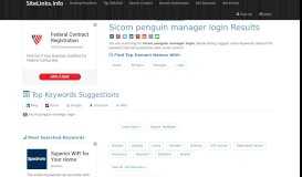 
							         Sicom penguin manager login Results For Websites Listing								  
							    