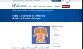 
							         Sieben Millionen Euro für Erforschung chronischer ...								  
							    