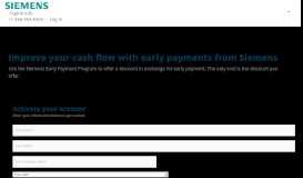 
							         Siemens Early Payment Program | C2FO								  
							    