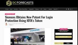 
							         Siemens Obtains New Patent For Login Protection Using ...								  
							    