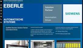 
							         Siemens Solution Partner – Eberle Automatische Systeme								  
							    