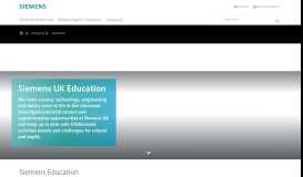 
							         Siemens UK Education | Company | Siemens								  
							    