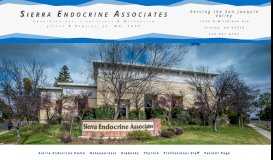 
							         Sierra Endocrine Associates - Home - Fresno								  
							    