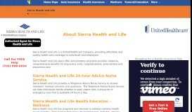 
							         Sierra Health and Life - Nevada Insurance Enrollment								  
							    