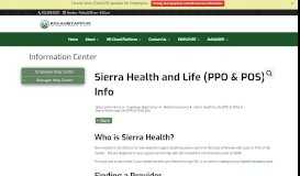 
							         Sierra Health and Life (PPO & POS) Info | AdvanStaff HR								  
							    