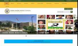 
							         Sierra Madre Middle School / Homepage								  
							    