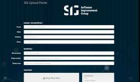 
							         SIG secure upload portal								  
							    