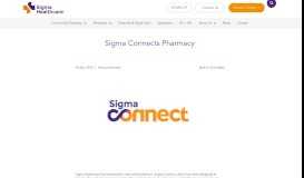 
							         Sigma Connects Pharmacy | Sigma Healthcare								  
							    