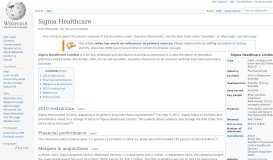 
							         Sigma Healthcare - Wikipedia								  
							    