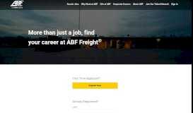 
							         Sign In - ABF Freight Careers								  
							    