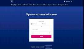 
							         Sign-in and travel with ease - eSky.co.uk								  
							    