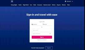 
							         Sign-in and travel with ease - eSky.eu								  
							    