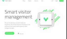 
							         Sign In App | Smart Visitor Management | Free 15 day trial								  
							    
