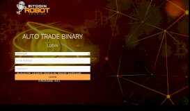 
							         Sign In - Bitcoin Robot Trading								  
							    