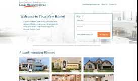 
							         Sign In - Buyer Site - David Weekley Homes								  
							    