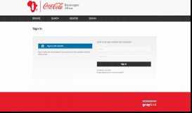 
							         Sign In - Coca-Cola Beverages Africa								  
							    