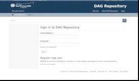 
							         Sign in - DAG Repository - the United Nations								  
							    