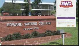 
							         Sign In - Edward Waters College								  
							    