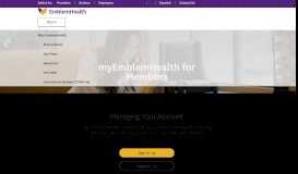 
							         Sign In - EmblemHealth								  
							    