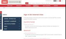 
							         Sign In for Internal Sites								  
							    