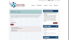 
							         Sign In - GMIS International								  
							    