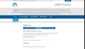 
							         Sign in | GNWT Careers - Government of Northwest Territories								  
							    