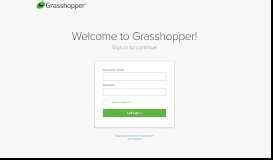 
							         Sign In - Grasshopper								  
							    