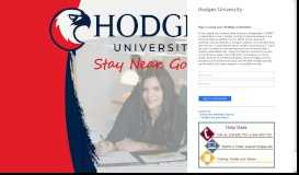 
							         Sign In - Hodges University								  
							    