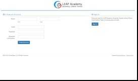 
							         Sign In - LEAP Academy								  
							    