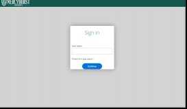 
							         Sign In - Mercyhurst Self-Service Application								  
							    