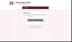 
							         Sign In - Mississippi State University Scholarships								  
							    