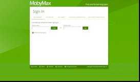 
							         Sign In | MobyMax								  
							    