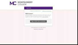 
							         Sign In - Montgomery College AcademicWorks Portal								  
							    